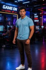 Sky Blue Polo T-Shirt