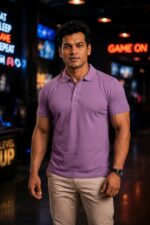 Dusty Purple Polo T-Shirt