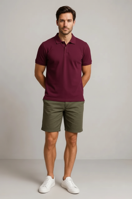 Dark Wine Polo T-Shirt