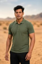Olive Green Polo T-Shirt