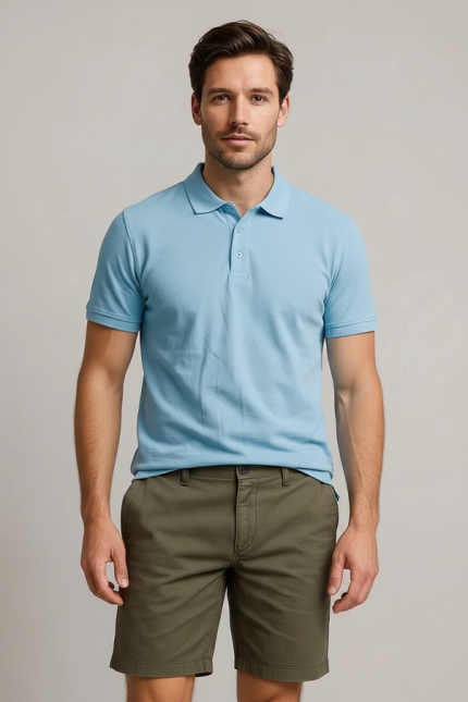 Sky Blue Polo T-Shirt