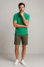 Teal Green Polo T-Shirt - Image 3